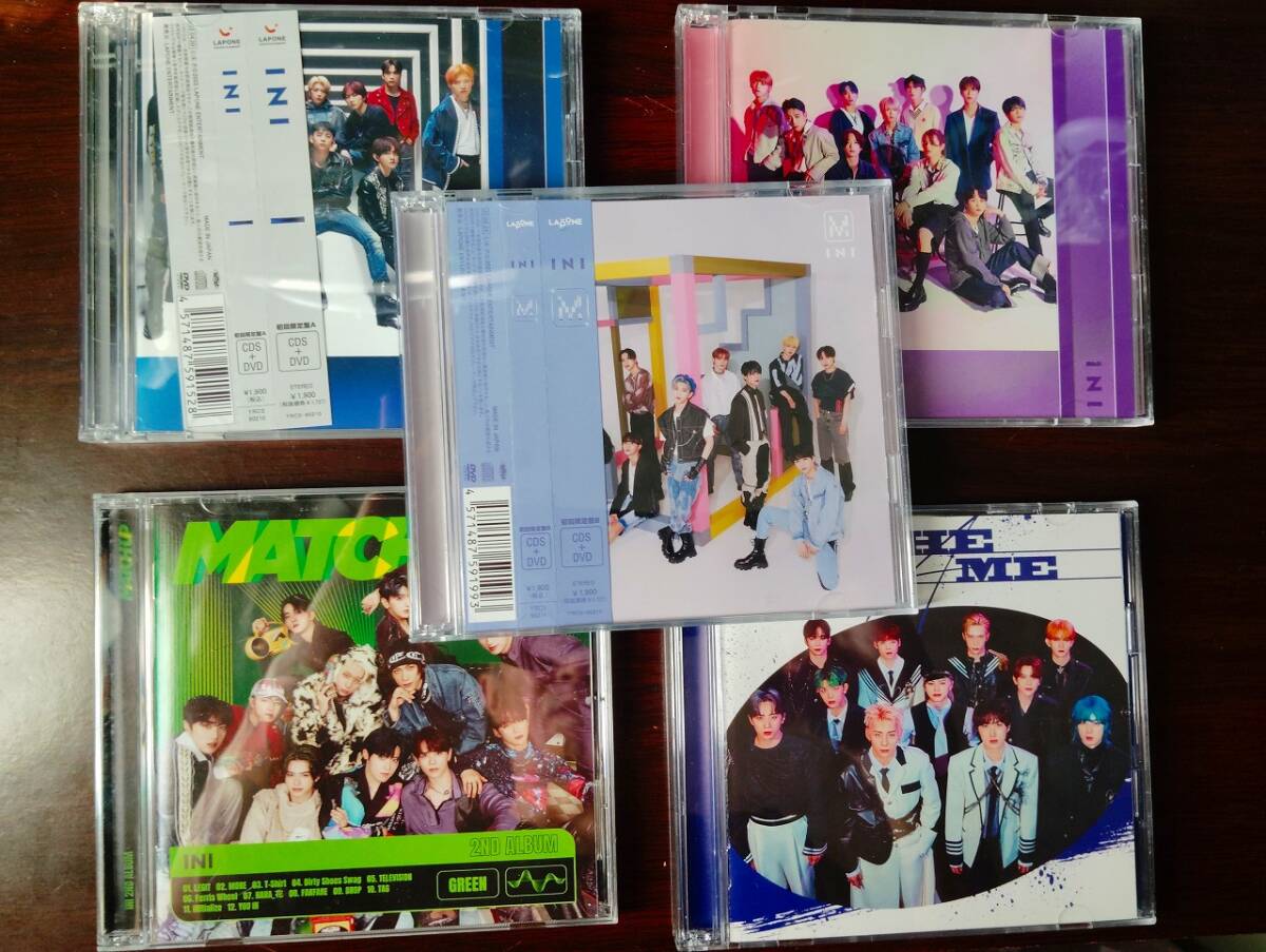 【送料無料】 中古CD 5枚セット INI 「MATCHUP」 「THE FRAME (FRAME IN ver)」 「I (初回限定A)」 「I (初回限定B)」「M(初回限定B)」拍卖
