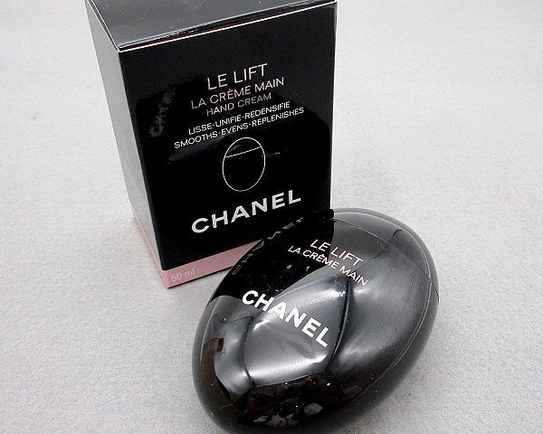 ◆CHANEL LE LIFT LA CREME MAIN シャネル ハンドクリーム ル リフト ラ クレームマン 50ml スキンケア コスメ 箱付き ほぼ未使用品拍卖