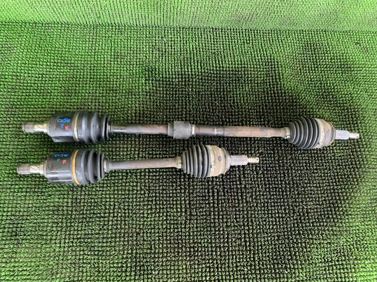 ●即決値段●ブーツ割れなし 異音なし● Z3-1 87961KM 三菱 デリカ D5 CV5W ドライブシャフト 左右セット 左 右拍卖