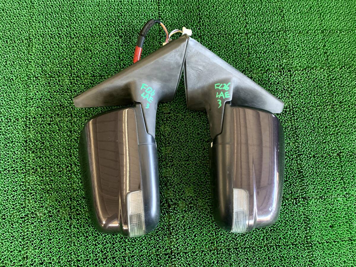 ●即決値段●動作OK●3 日産 セレナ C26/NC26/HC26/HFC26/FNC26/FC26 ウインカー ドアミラー 左右 セット サイドミラー カラー:LAE拍卖