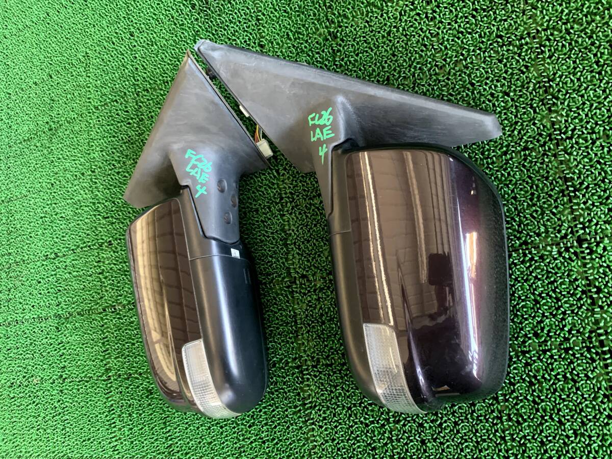 ●即決値段●動作OK●4 日産 セレナ C26/NC26/HC26/HFC26/FNC26/FC26 ウインカー ドアミラー 左右 セット サイドミラー カラー:LAE拍卖