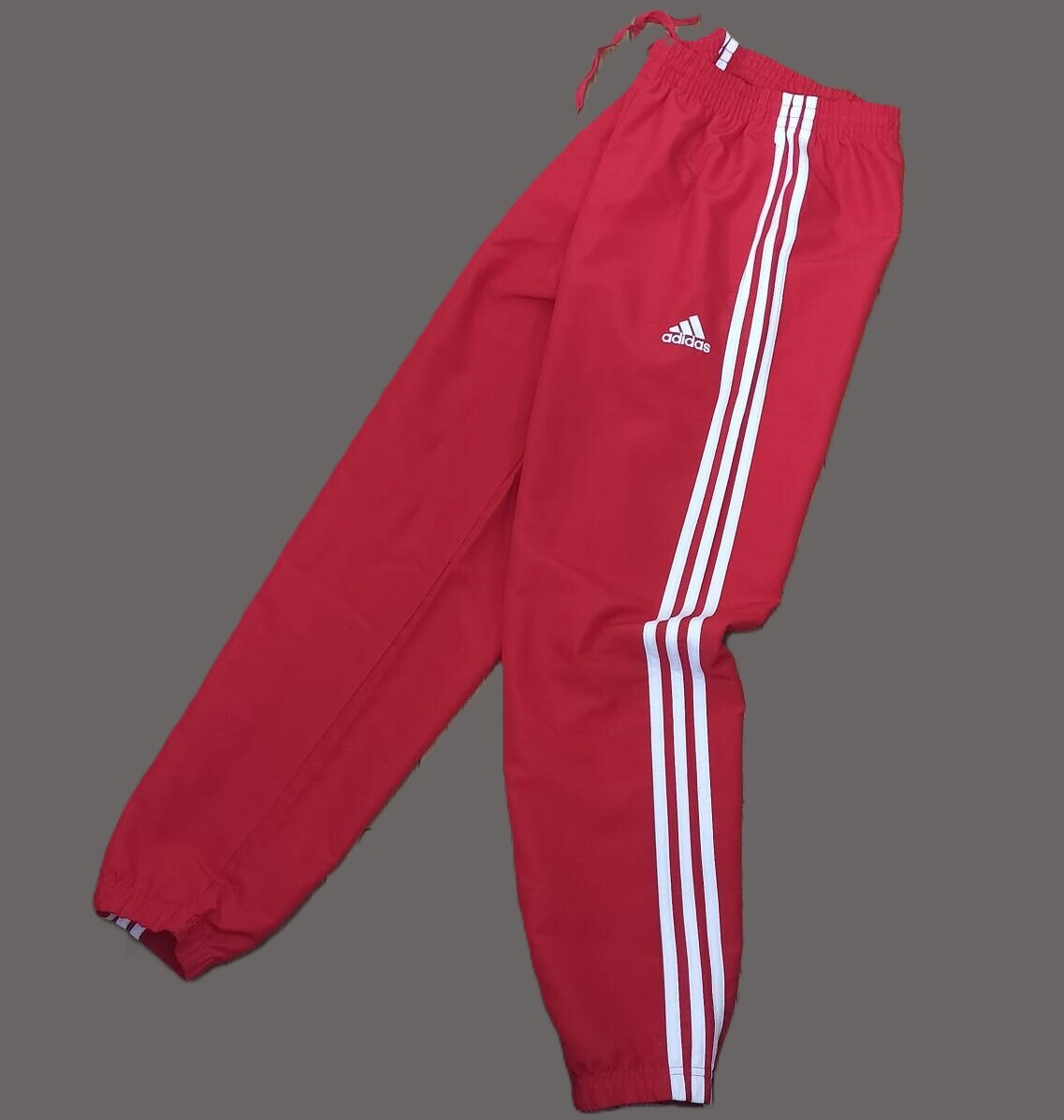 (アディ19) アディダス ウーブン ウーブンパンツ IJ6060 赤 メンズS拍卖