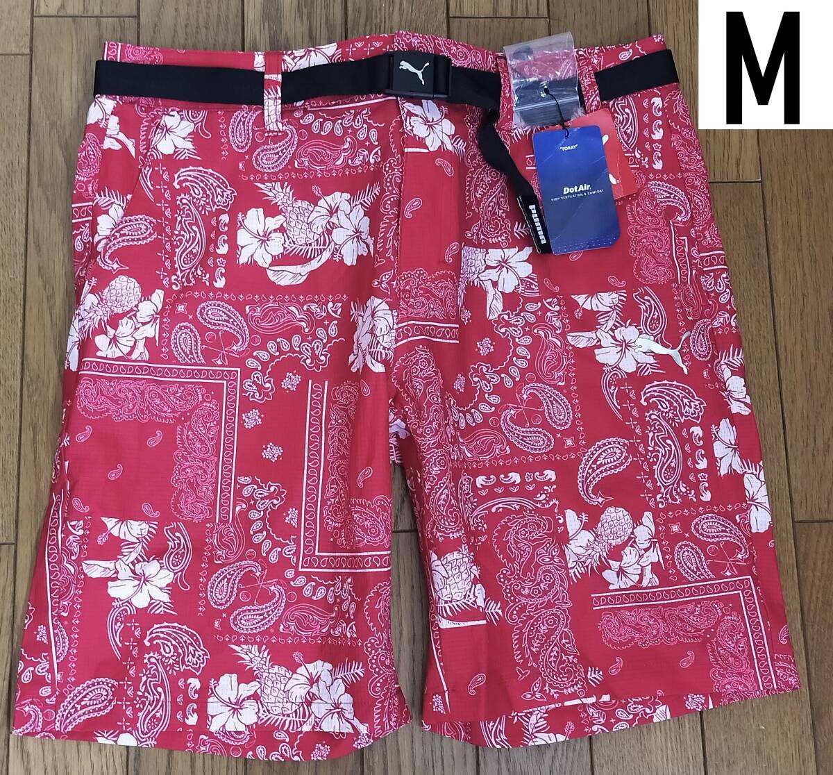 定価12,650円 新品 プーマ ショートパンツ ハーフパンツ 930547 赤 メンズM 78拍卖