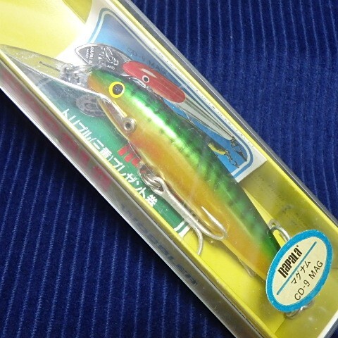 1984y ラパラ カウントダウン マグナム CD9MAG グリーンマッカレル! RAPALA COUNTDOWN MAGNUM CD-9MAG GREEN MACKEREL NIB!拍卖