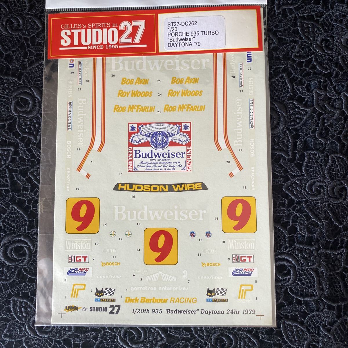 1/20 PORSCHE 935 TURBO Budweiser DAYTONALM'79 STUDIO27拍卖