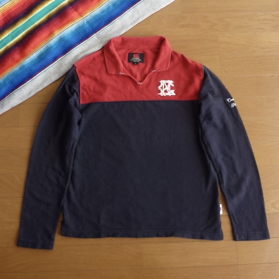 Canterbury Of New Zealand カンタベリー ラガーシャツ Sサイズ 即決あり!拍卖