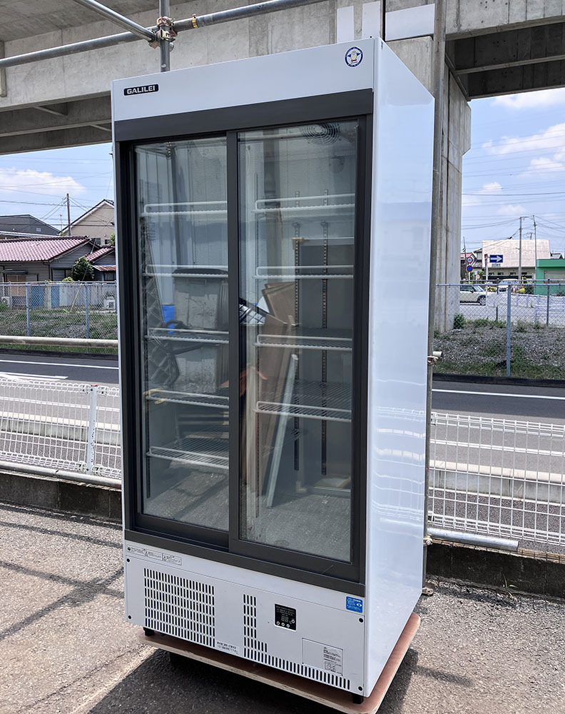 2021年製 フクシマガリレイ リーチインショーケース MSS-090GHWSR 100V 幅900 奥行650 高さ1900mm スライド扉 厨房 業務用 中古 ②拍卖