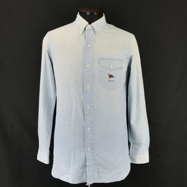 ラルフローレン ソフトデニムシャツ シャンブレー メンズS拍卖