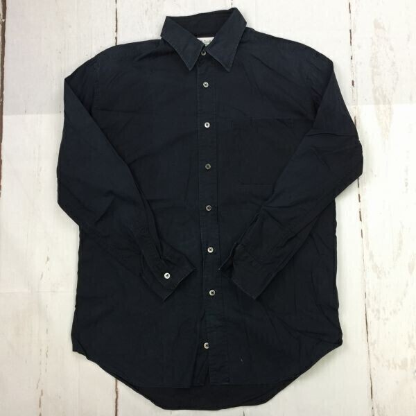 ポールスミス★長袖シャツ【M/紺】コットン100%/カジュアルシャツ◆BA47-A拍卖