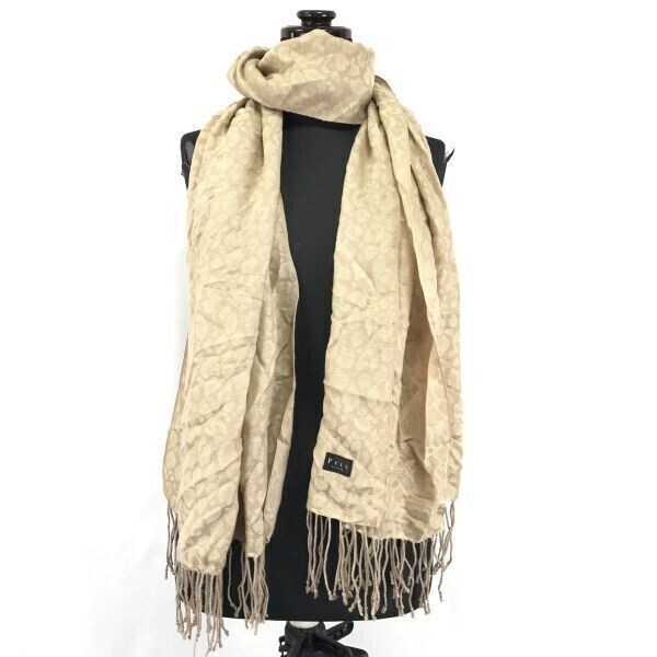 Le souk prix/ルスーク プリ★マフラー/ストール【184×37/ベージュ/Beige】Scarf◆CM02拍卖