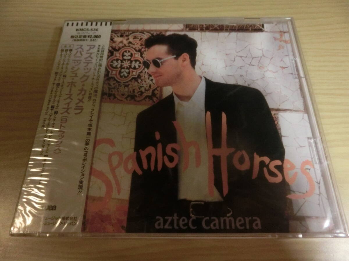 AZTEC CAMERA SPANISH HORSES CD + OBI / PROMO ONLY SAMPLE CD / NOT FOR SALE / STILL SEALED SS / Japanese CD 9 TRACKS WMC5-536拍卖