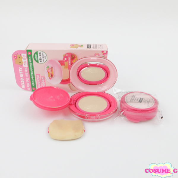 AMUSE デューパワーヴィーガンクッション #01 ピュア ハローキティ 本体 レフィル セット ※使用期限:2028.03.26 H125拍卖