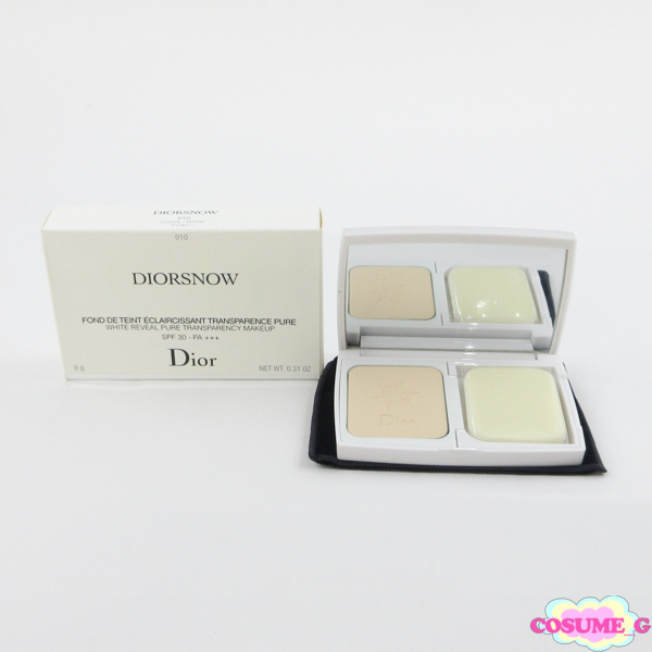 ディオール スノー ホワイトニング ピュア コンパクト #010 未使用 C672拍卖
