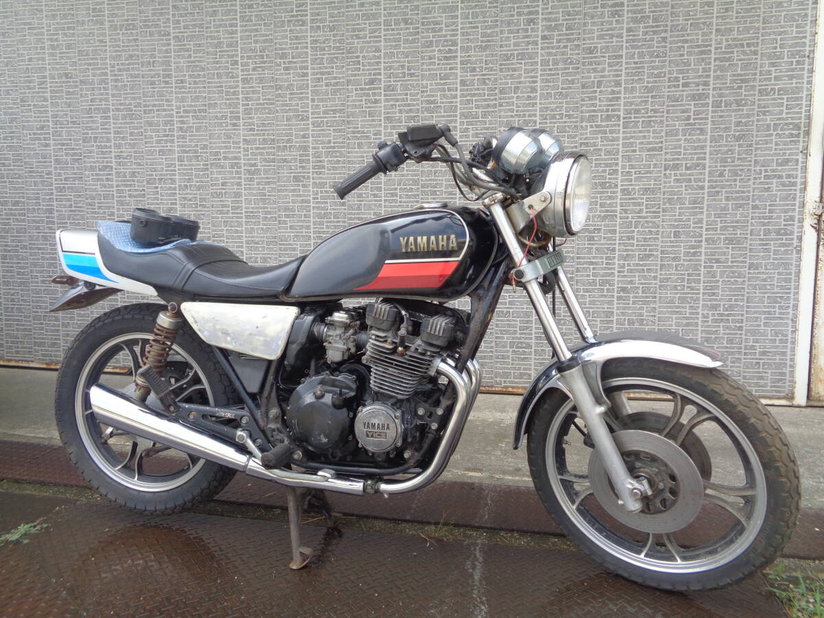 XJ400SP D仕様のレストア&部品取り&カスタムベース車両の書類付き拍卖