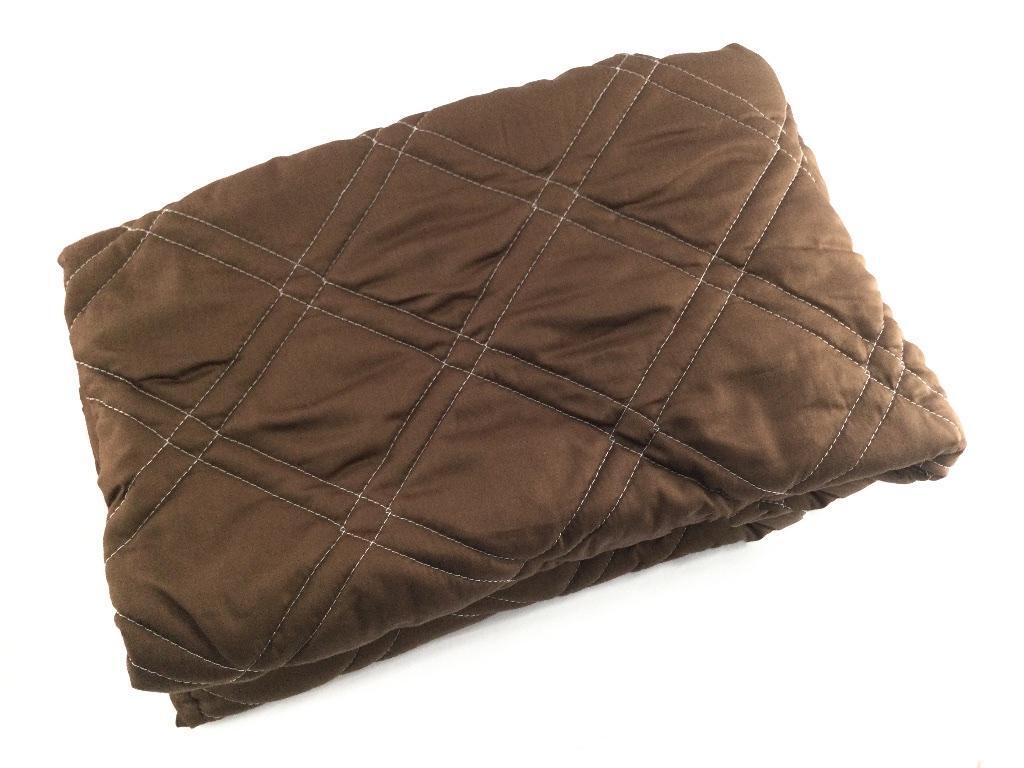 パッド一体型ベッドシーツ 綿100% ツイル 丈夫 セミシングル 幅80x200x25cm コーヒーブラウン拍卖