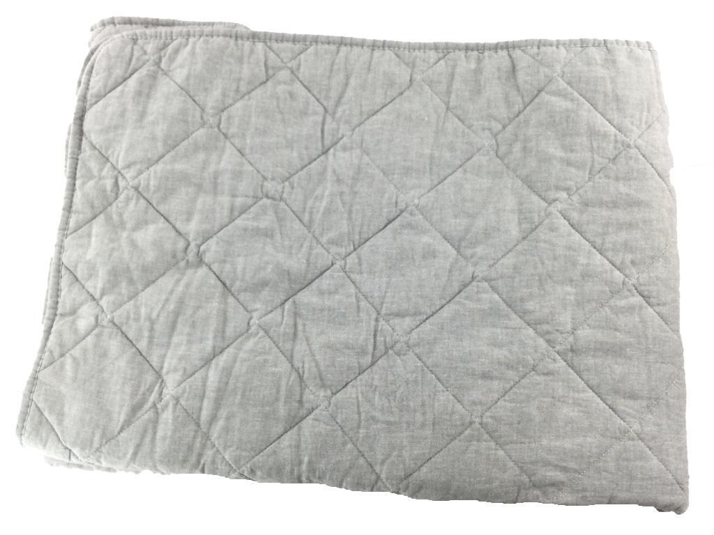 訳あり 肘あり キルトソファーカバー 洗える 麻混 滑り止め加工付き 1人掛け 座面幅95x165cm グレー拍卖