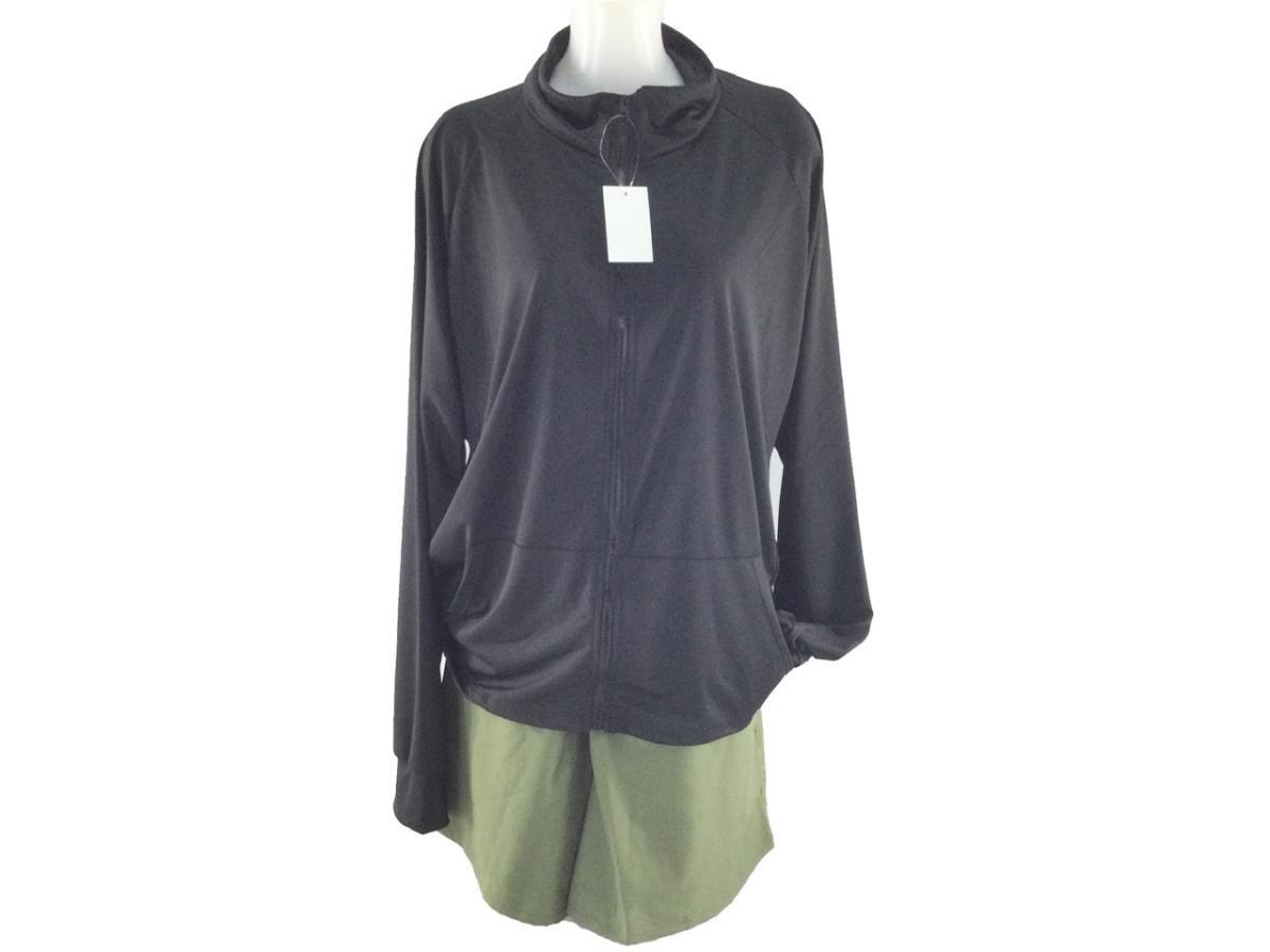 レディース水着 5点セット ラッシュガード 指穴付き レギンス パンツ付き S ブラック拍卖