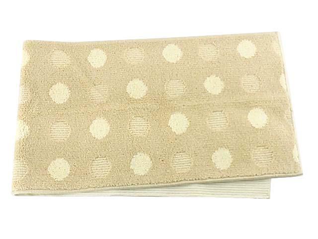 キッチンマット 踏み心地が良い 180x45cm ドット柄 ベージュ拍卖