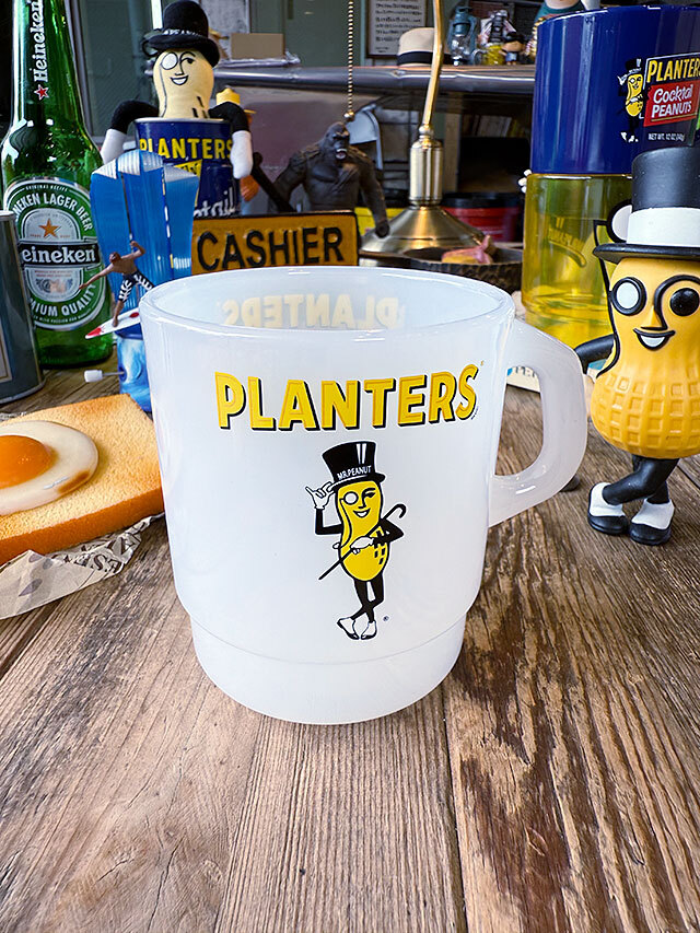 プランターズ ミスターピーナッツ スタッキングマグ (ホワイト) ■ アメリカン雑貨 アメリカ雑貨拍卖