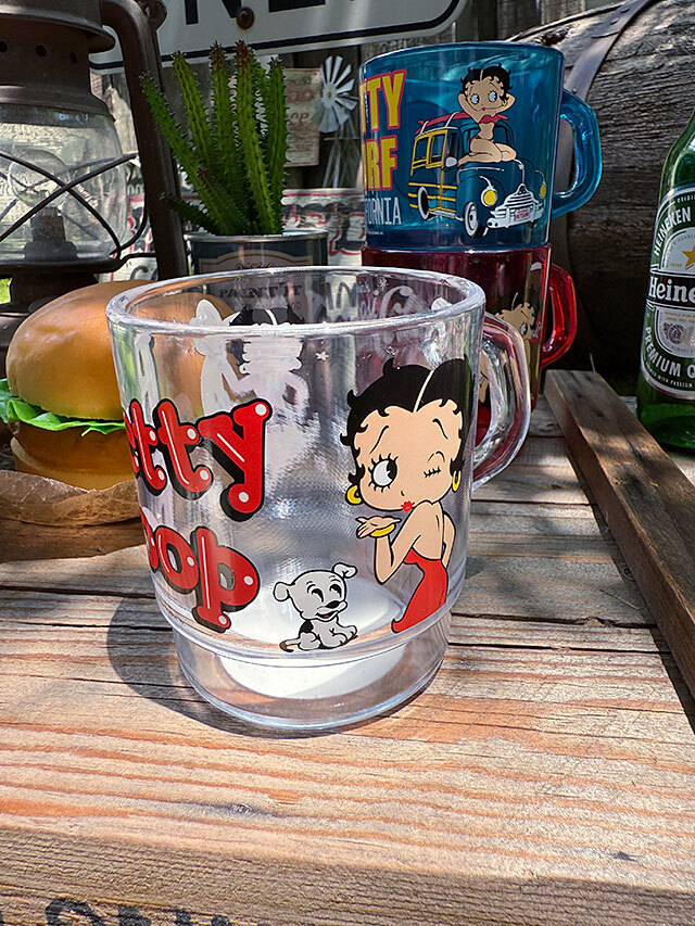 ベティ・ブープ スタッキングマグ (クリア) 単品 330ml ■ アメリカン雑貨 アメリカ雑貨拍卖