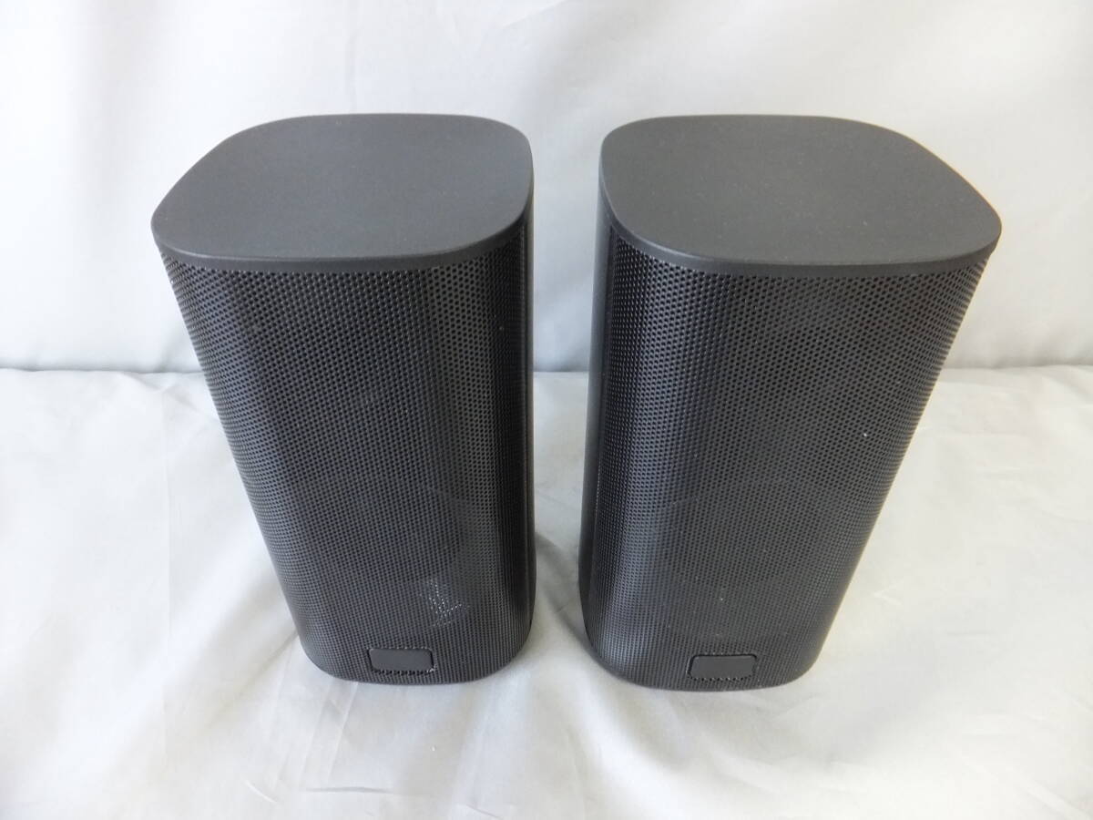 ♪ GRV-BS03LB AZUMA LEDスピーカーペア L=9cm D=10cm(Bツマミ含む) H=17cm ※中古AUX端子入力音出し確認済み品・付属品無し拍卖