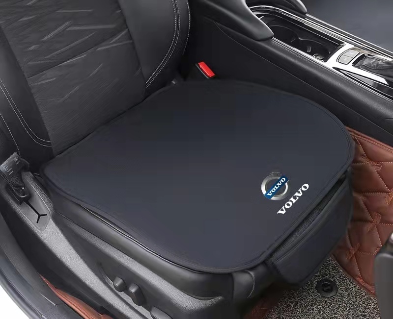 即決 ボルボ 車用 シートクッション シートカバー 前座席用2枚 カーシートカバー ポリエステルの表面 滑り止め 座布団 低反発 黒拍卖