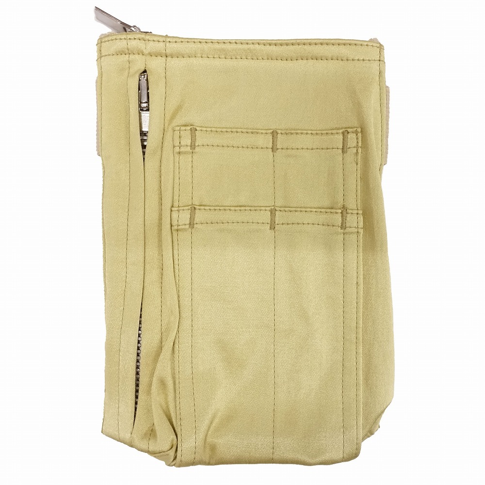 美品 22ss フミカウチダ FUMIKA UCHIDA アームポーチ フラグメントケース ゴールド P-AC002 小物 アクセサリー レディース 【中古】拍卖