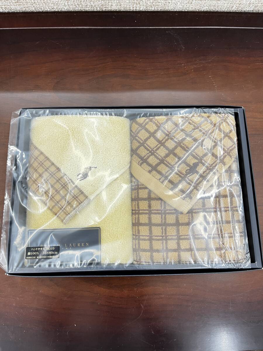 ラルフローレン ハンドタオル 2枚セット拍卖