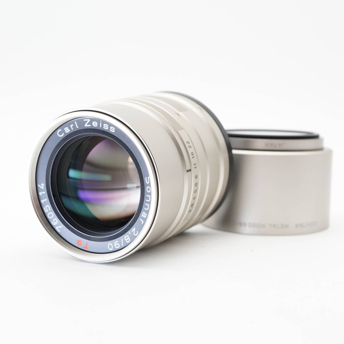 美品 CONTAX コンタックス G Carl Zeiss Sonnar 90mm F2.8 T* カールツァイス 単焦点レンズ #AA7093拍卖