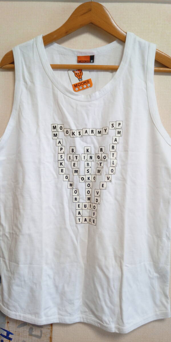 即決★MOOKS ムークスタンクトップ 白 M拍卖