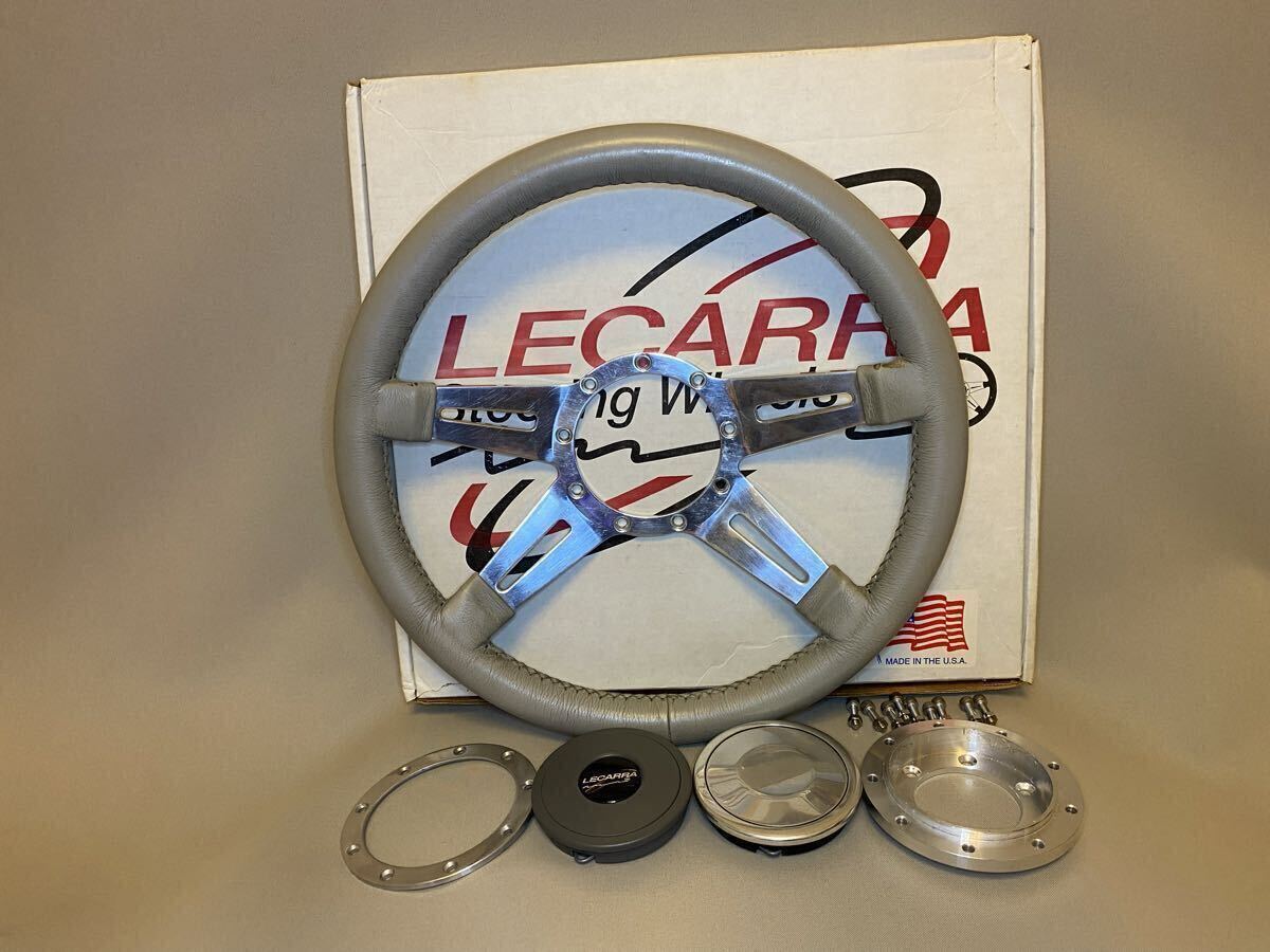 中古 レカラ ステアリング ホーンボタン2個 リング 9→6アダプターのセット拍卖