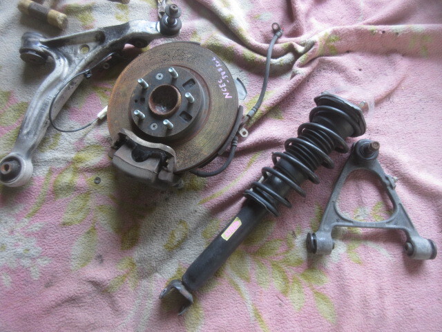 ★R7G9855 NCEC ロードスター 左フロントストラットASSY アーム類付き LFVE 修理やストック等に拍卖