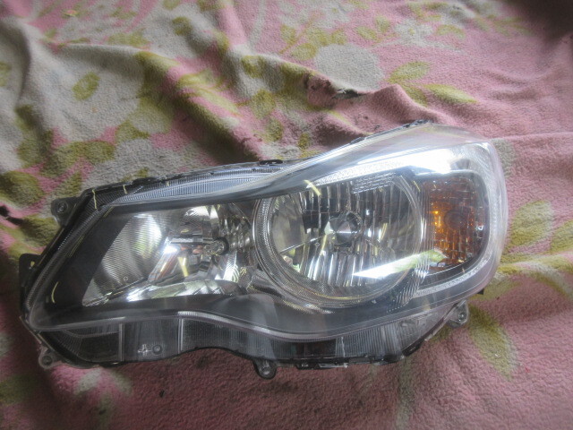 ★R7G9945 GP7 インプレッサ 純正左ヘッドライト スタンレーP9932 点灯確認済 修理やストック等に拍卖