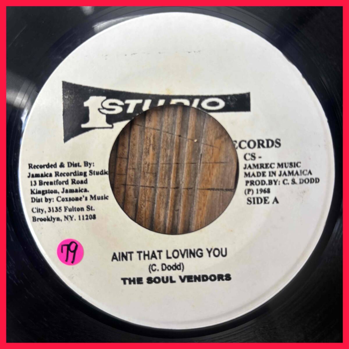 ★試聴!1968!Alton Ellisの名曲Inst Cut!【The Soul Vendors - Aint That Loving You (= Ain't That Loving You)】7inch Studio One JA拍卖