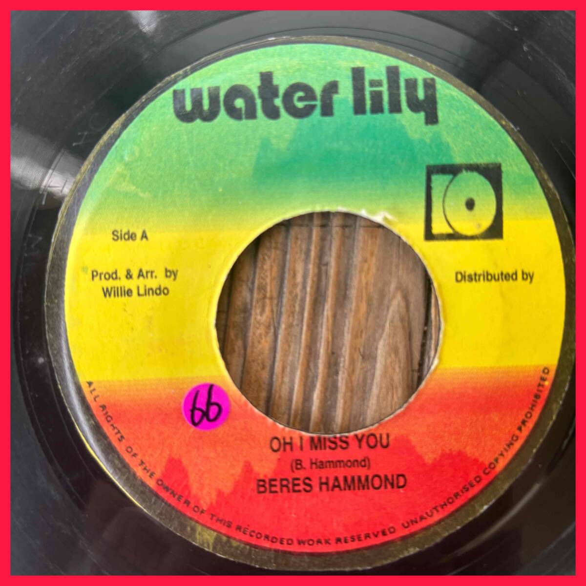 ★試聴!1977!Jamaican Soul!鉄板/名曲/代表曲!Classic【Beres Hammond - Oh I Miss You / Your Love Won't Shine】7inch Water Lily JA拍卖