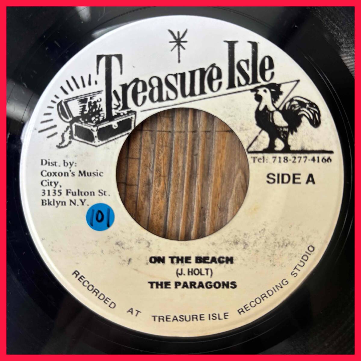 ★試聴!美盤!1967!鉄板/名曲/代表曲!Treasure Isle Rock Steady classics!【The Paragons - On The Beach】7inch Treasure Isle JA拍卖