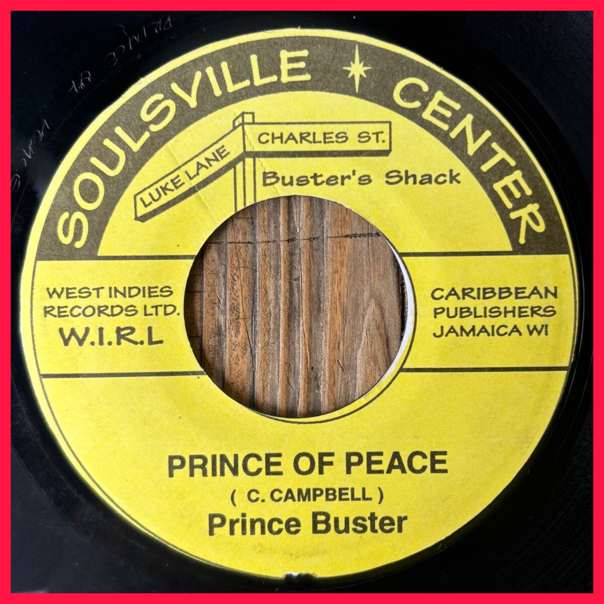 ★試聴!美盤!鉄板/名曲/代表曲!Killer Inst Ska【Prince Buster - Prince Of Peace / The Return Fight】7inch Soulsville Center JA Re拍卖