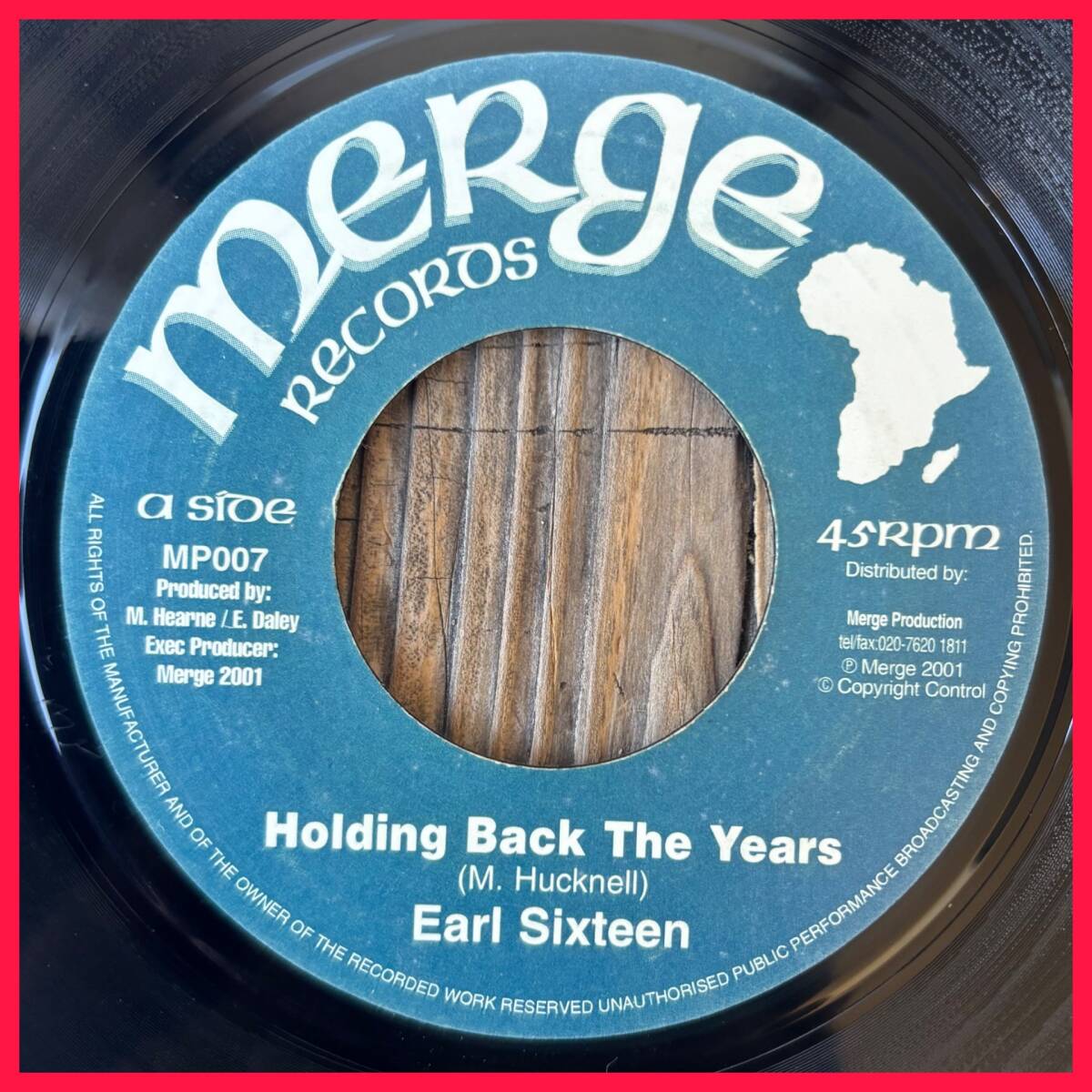 ★試聴!レア!美盤!Simply Redの極上Cover Lovers!Mellow!【Earl Sixteen - Holding Back The Years】7inch Merge Records MP007 UK拍卖