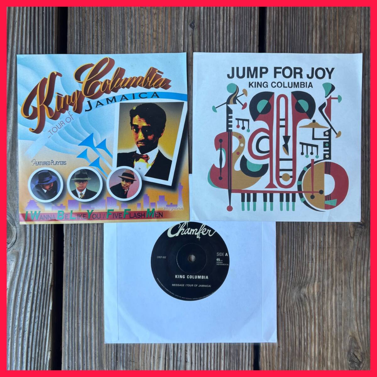 ★試聴/レア/美盤/Mighty Sparrow【King Columbia/Message (Tour Of Jamaica)/I Wanna Be Like You/Five Flash Men】7” Chamfer CREP-002拍卖