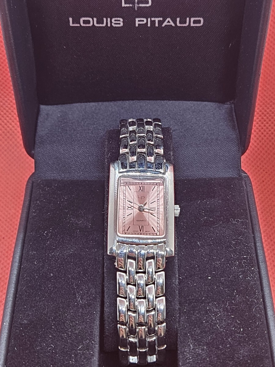 1円スタート 美品 動作未確認 LOUIS PITAUD レディース腕時計 ケース 取説付き G2605拍卖