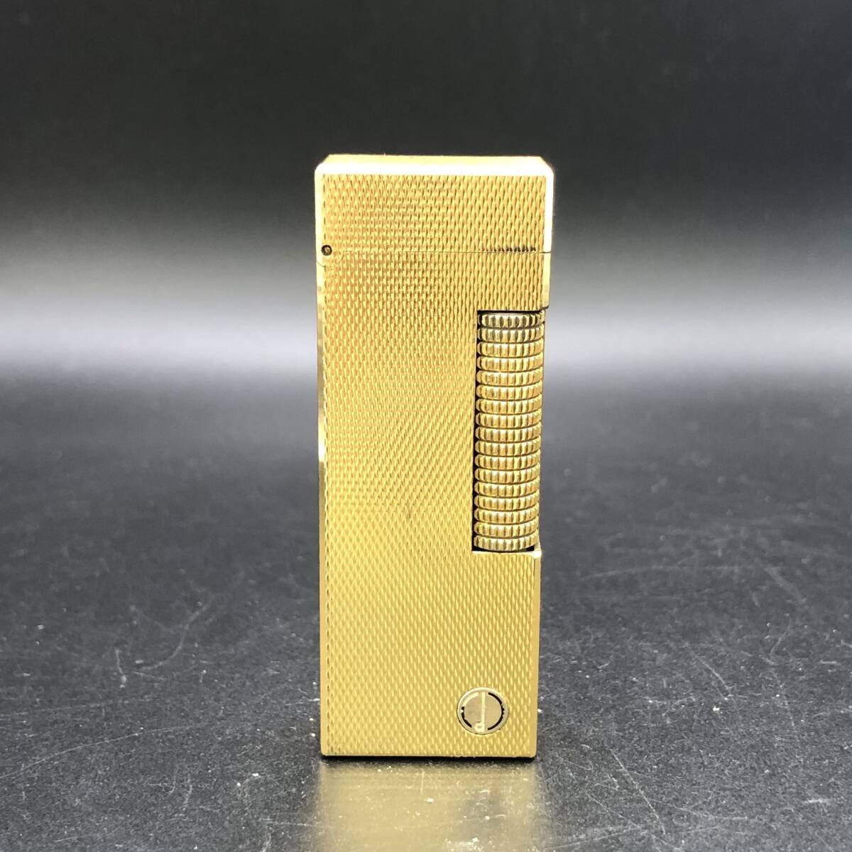 【ブランドetc】※60※【MAFR-23】●ダンヒル・dマークゴールドローリングガスライター(YGF)●着火OK●拍卖