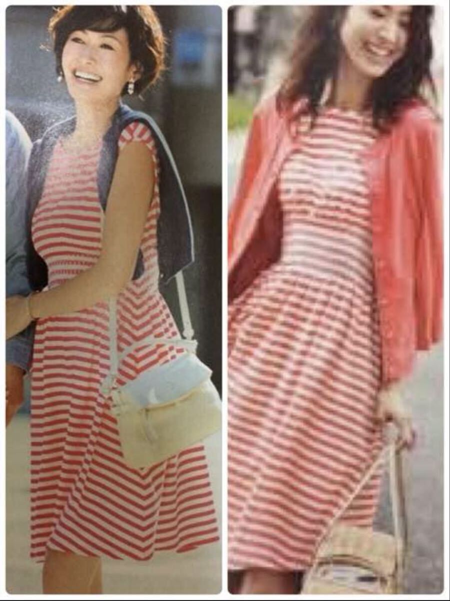 【美品】kate spadeボーダーワンピース XS拍卖