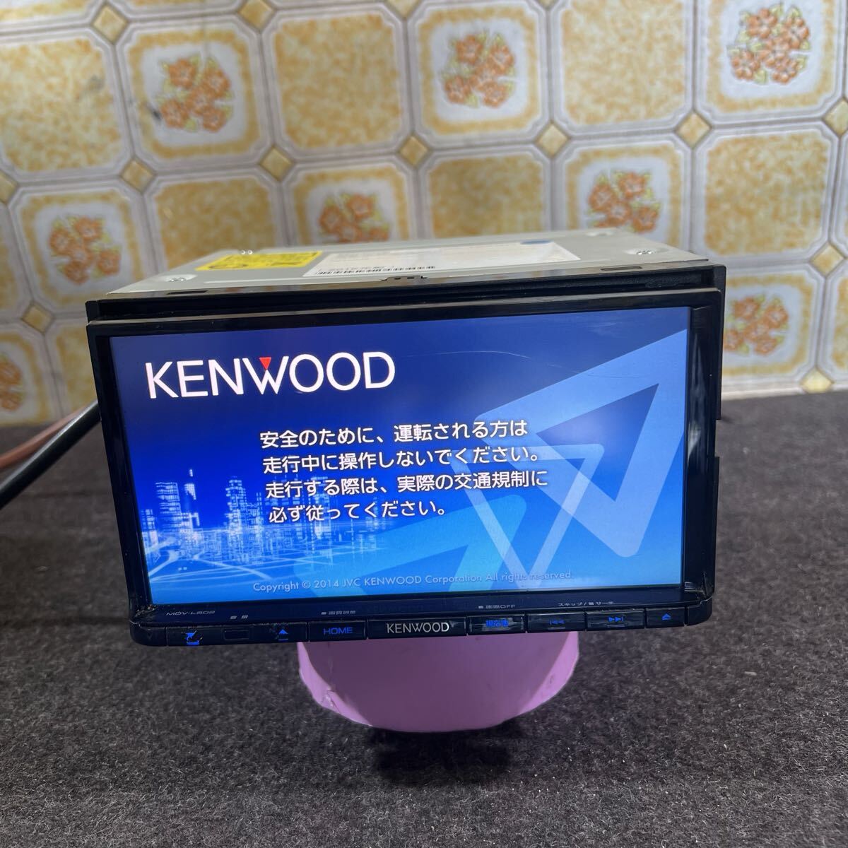 ケンウッド  KENWOOD【《MDV-L503》メモリーナビ カーナビ ケンウッド純正ナビ データ2014年 《ジャンク品 デスクオープンしません》拍卖