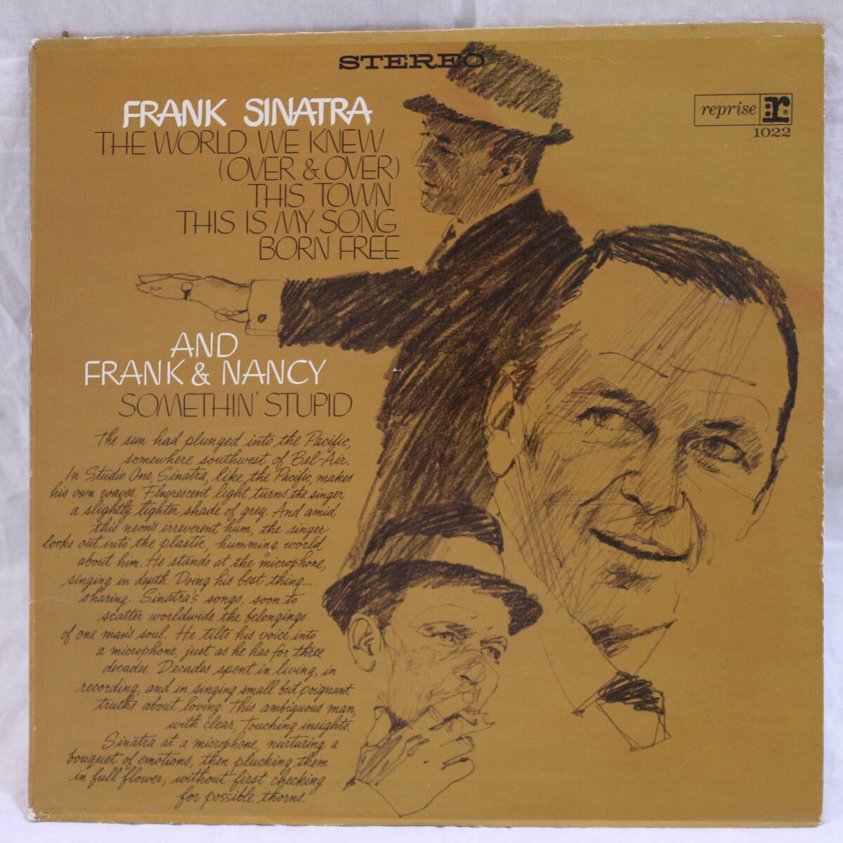 8424【LPレコード】FRANK SINATRA/THE WORLD WE KNEW/REPRISE RECORDS/FS 1022拍卖