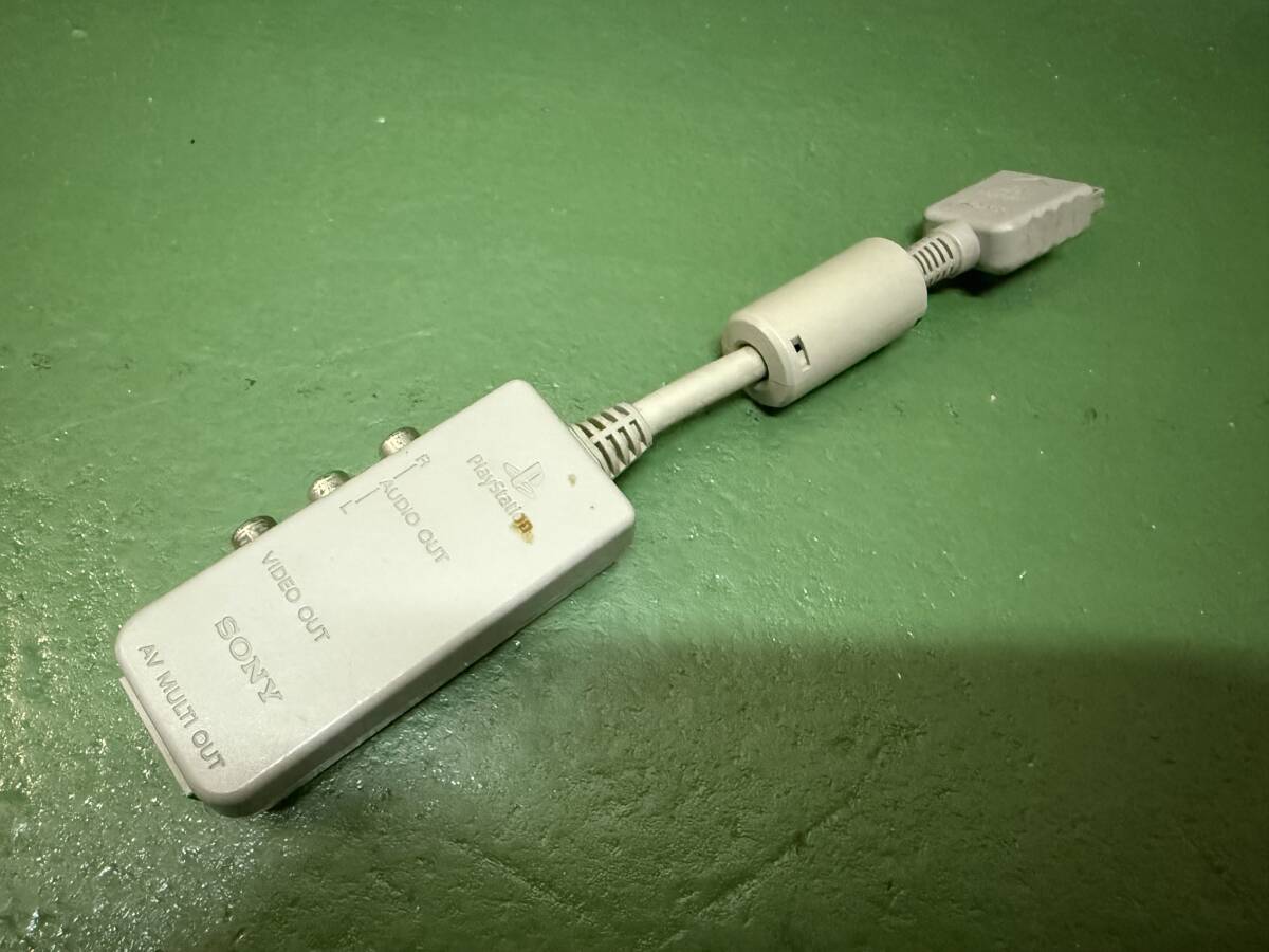 8055 SONY ソニー AV ADAPTER SCPH-1160 AVアダプター PS プレイステーション 動作未確認 拍卖