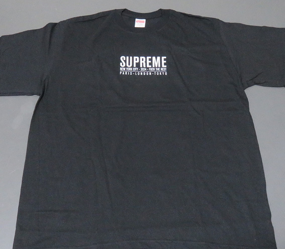 Supreme Paris Tee Black XL拍卖