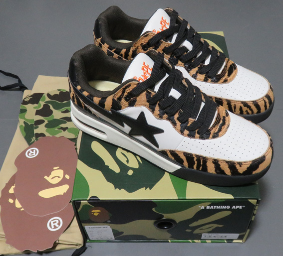 A BATHING APE Bape Road Sta Year of the Tiger 27.5cm US9.5拍卖