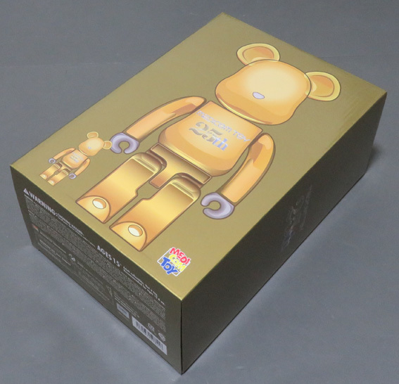 BE@RBRICK GOLD 20th Anniversary Model 100% & 400%拍卖