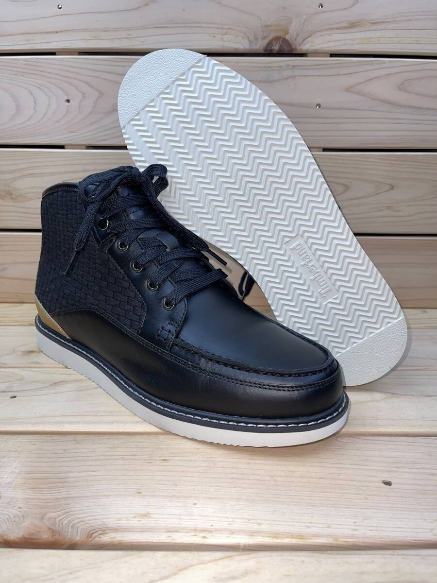 ティンバーランド 26.5cm US8.5 モックトゥ ブーツ 税込定価24200円 ブラック Timberland Newmarket Moc Toe Boots 天然皮革 黒 TB0A17AE拍卖