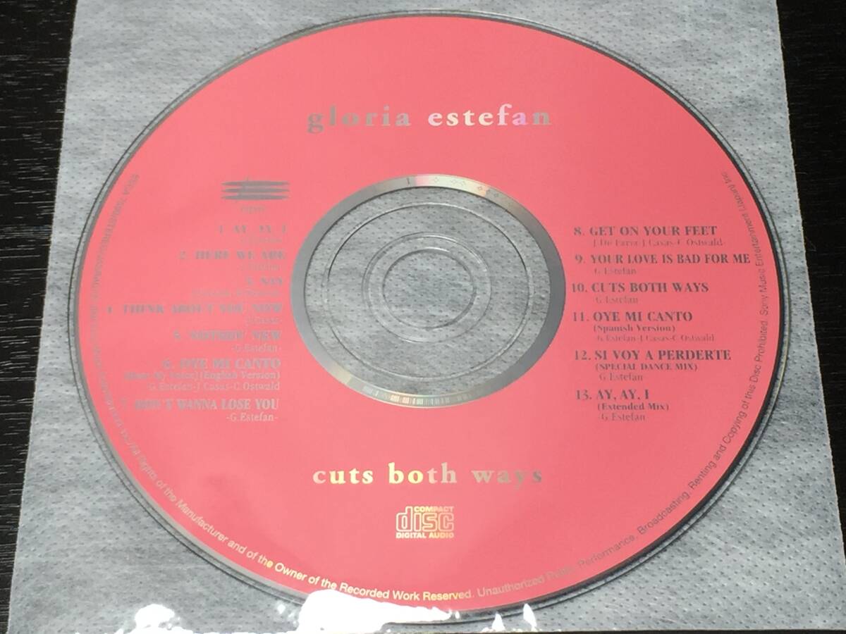 W7/ ディスクのみ / gloria estefan / cuts both ways拍卖